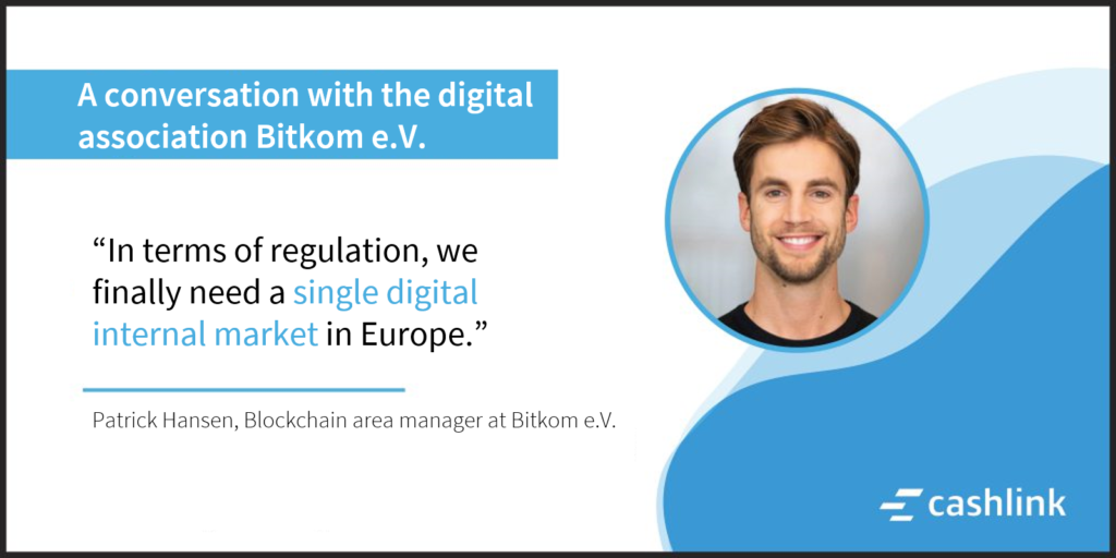 Patrick Hansen (Bitkom e.V.) interviewed by Cashlink